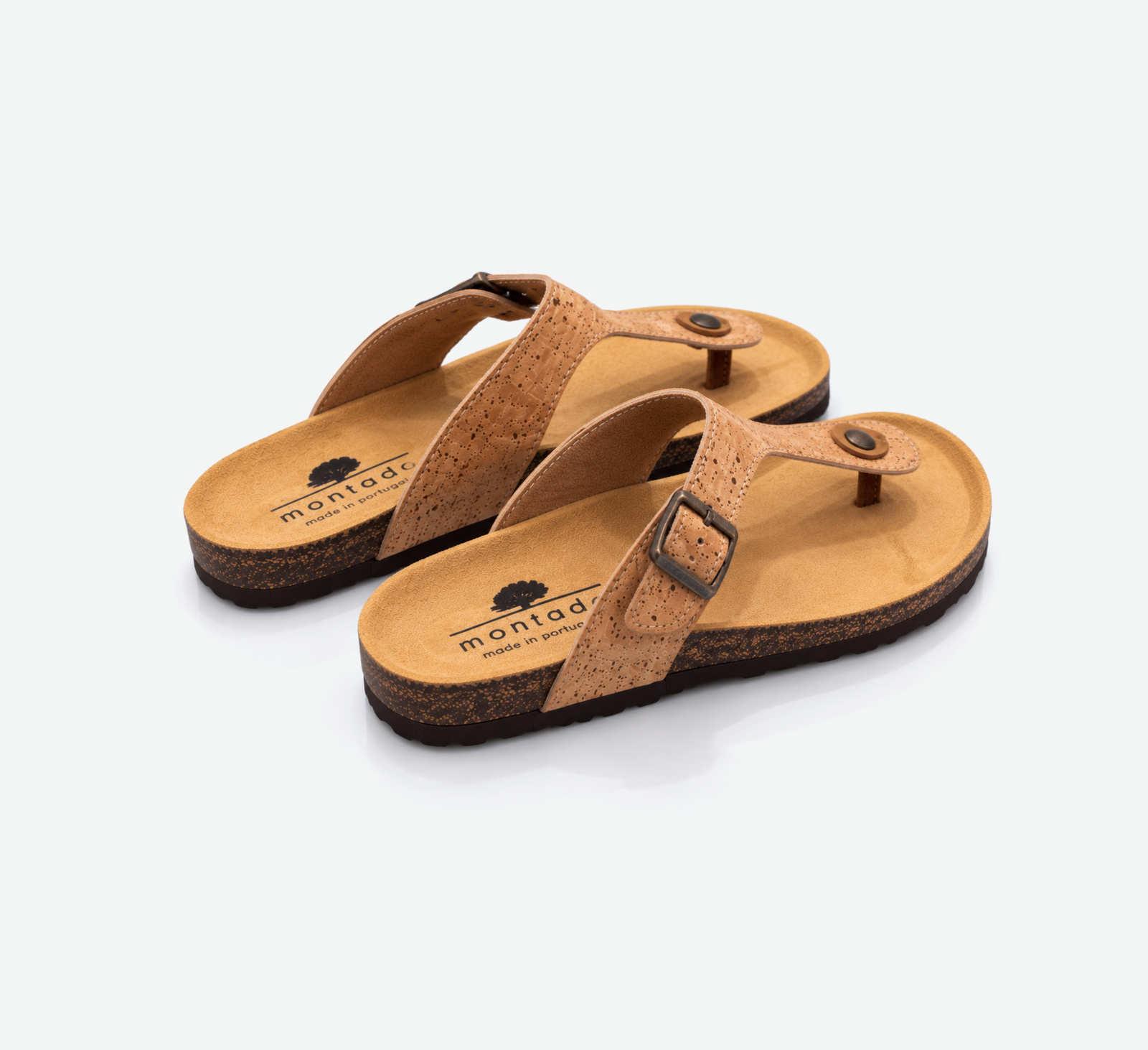 Men Cork Flat Slippers With Adjustable Strap 001 - Image 5