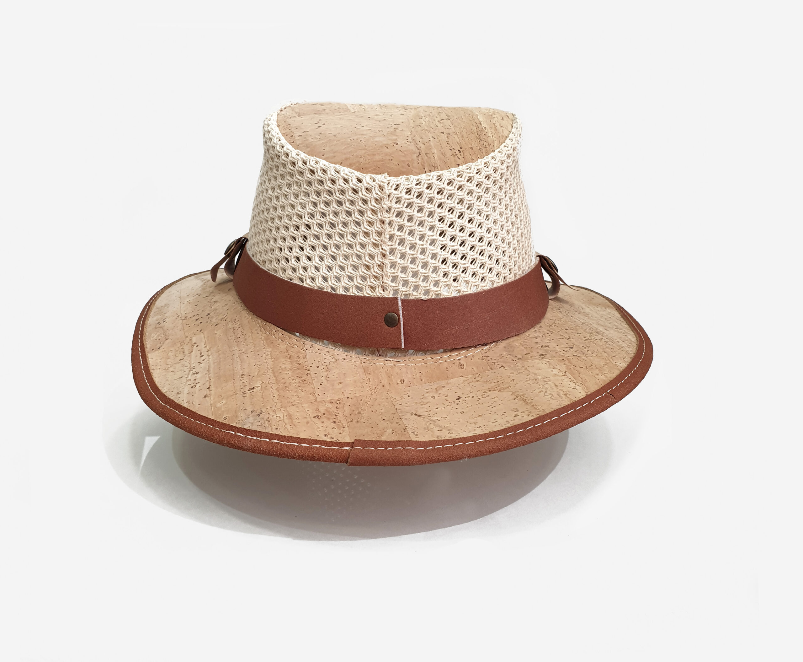 Men cork and genuine leather cowboy Hat 2-11