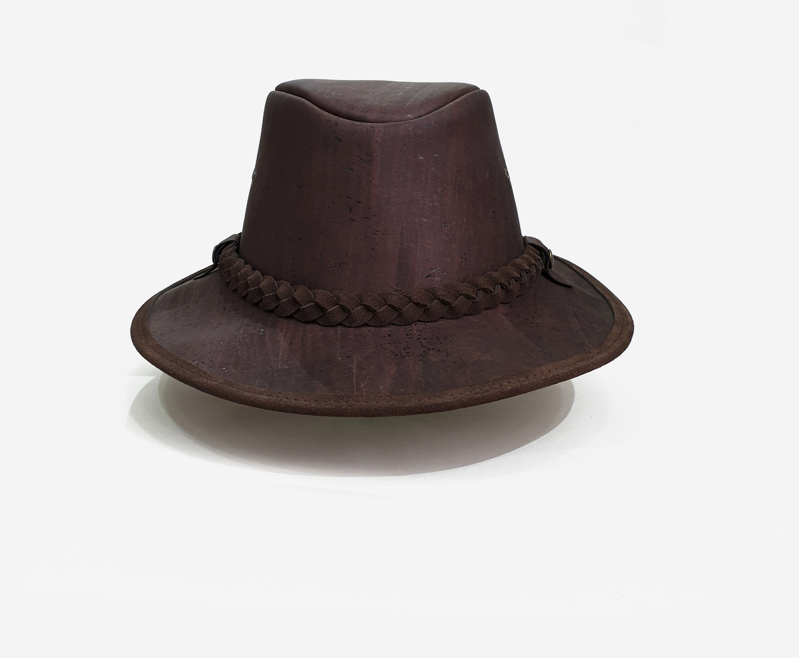 Men cork and genuine leather cowboy Hat 2-14