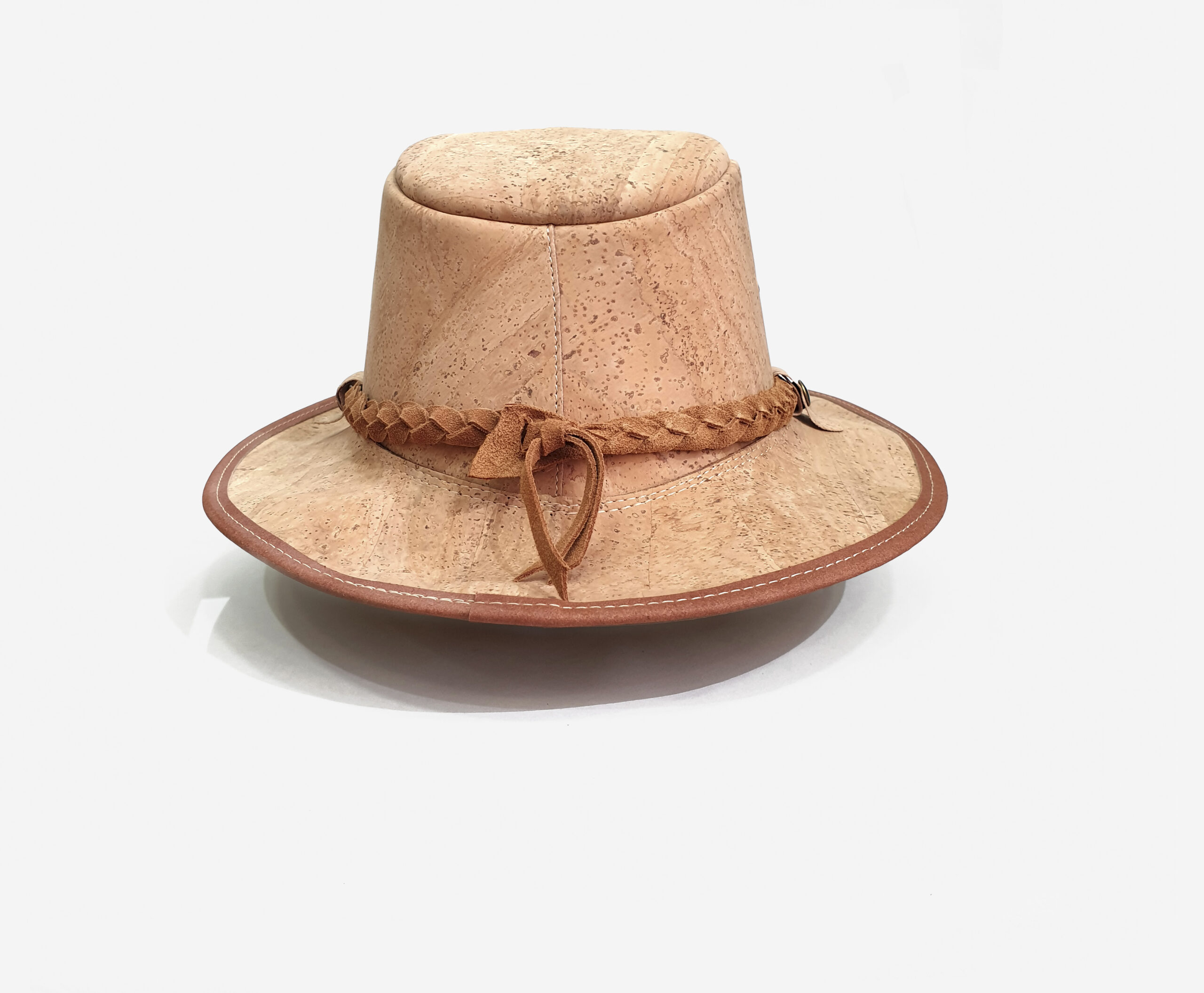 Men cork and genuine leather cowboy Hat 2-16