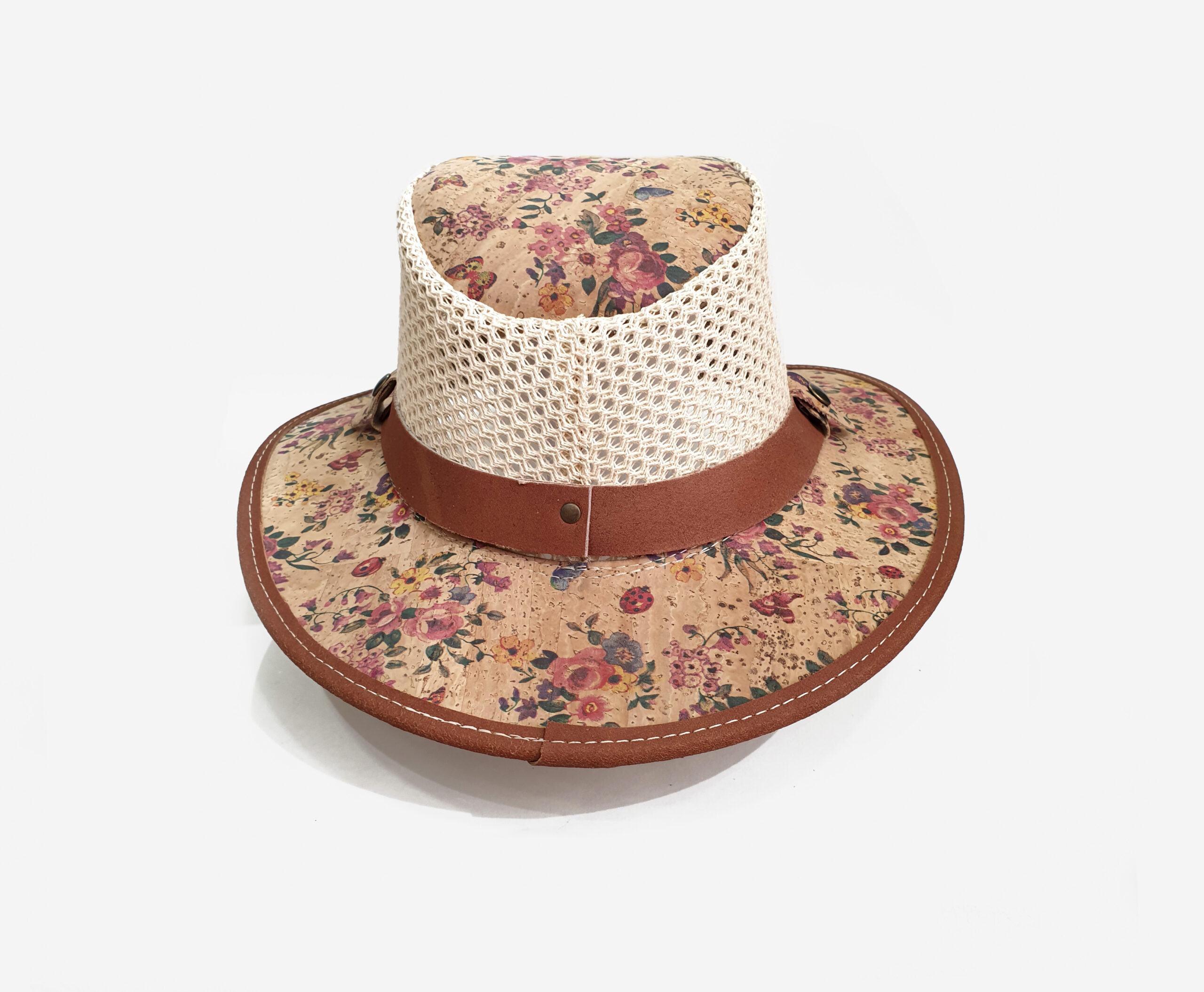 Men cork and genuine leather cowboy Hat 2-5 — копия
