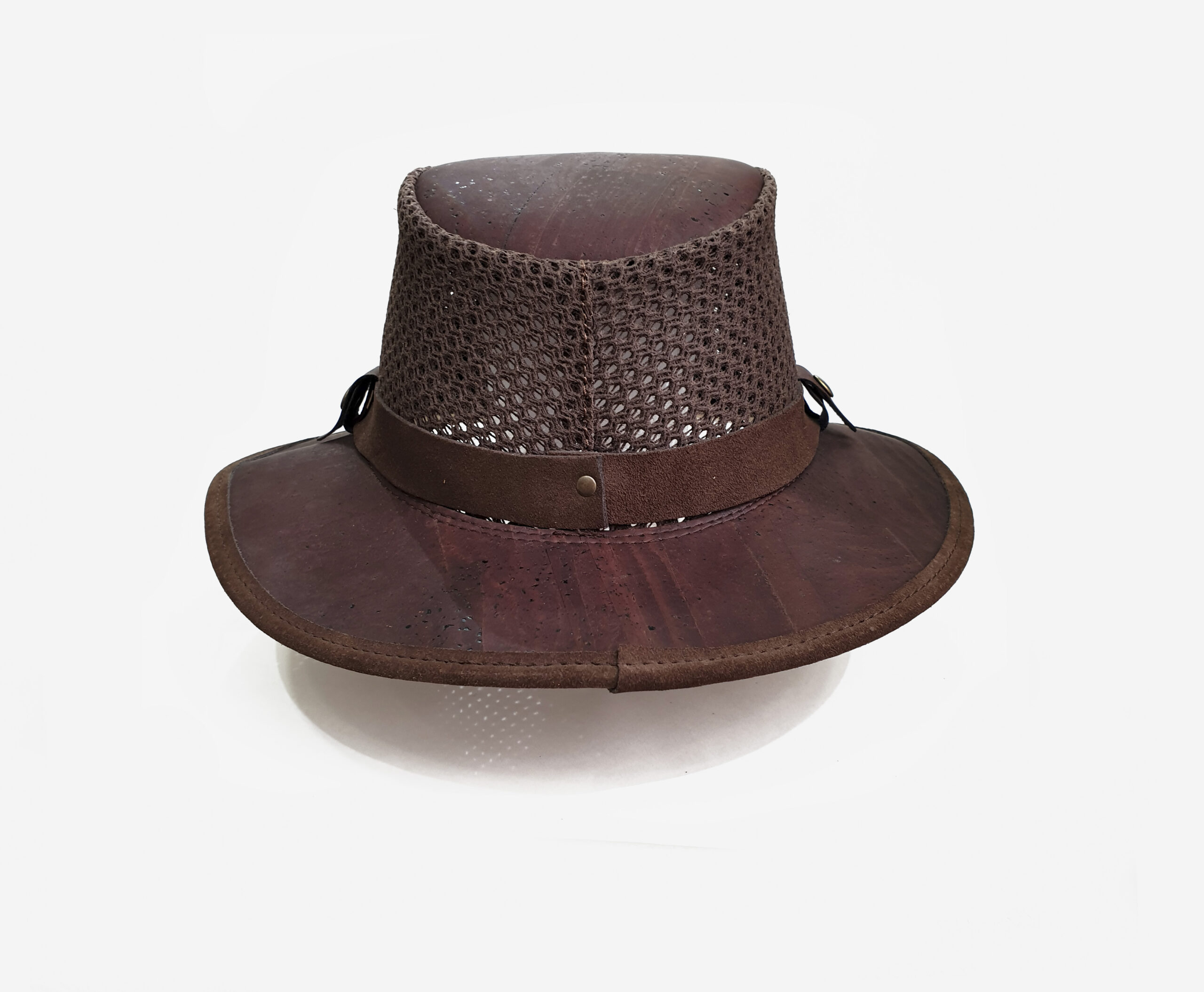 Men cork and genuine leather cowboy Hat 2-7