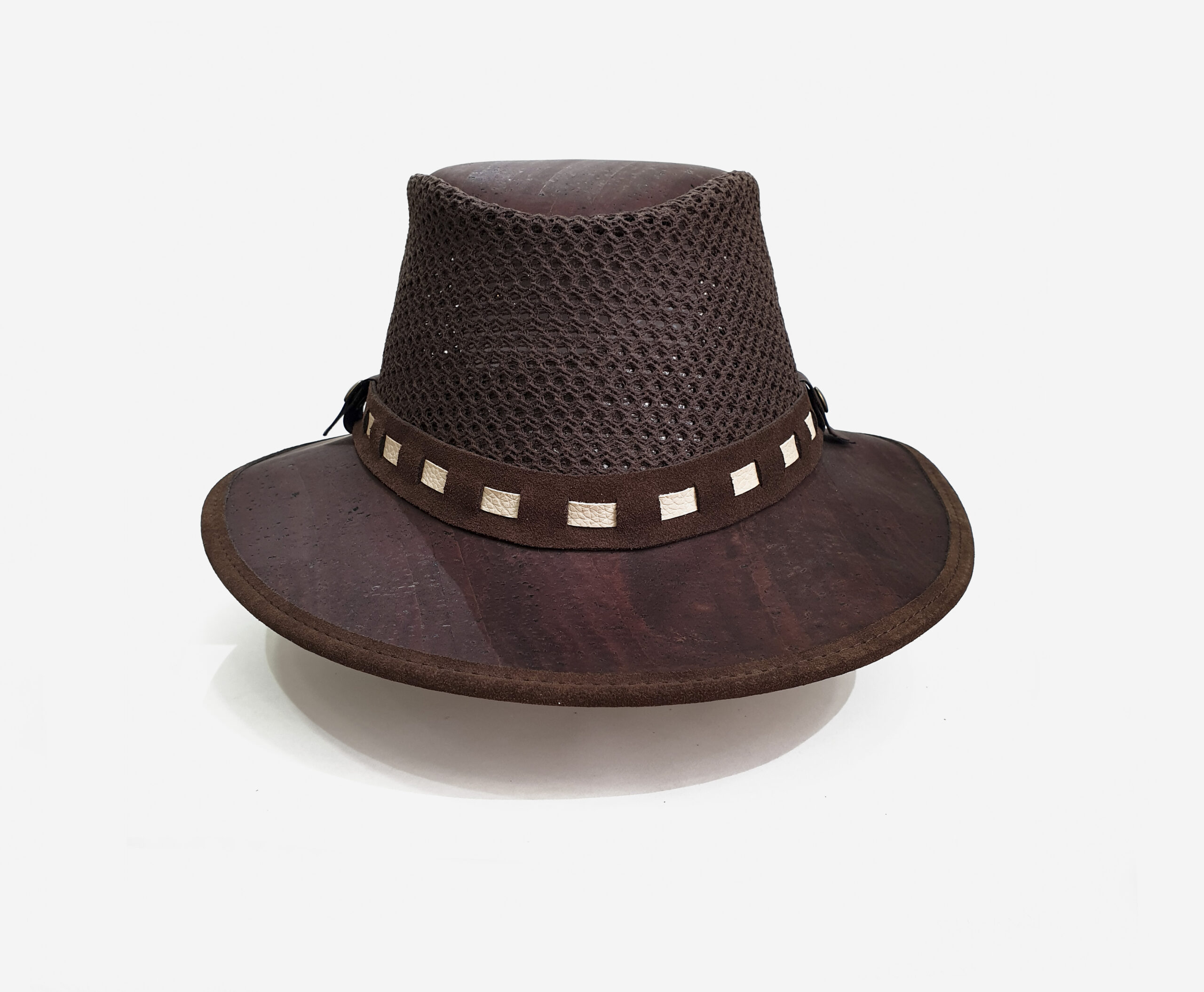 Men cork and genuine leather cowboy Hat 2-8
