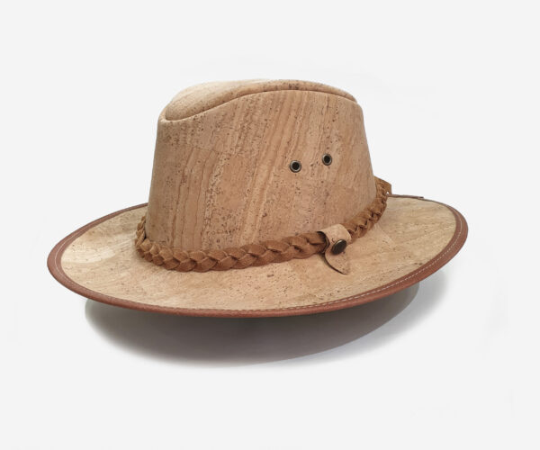 Real Cork and Leather Cowboy Hat For Men