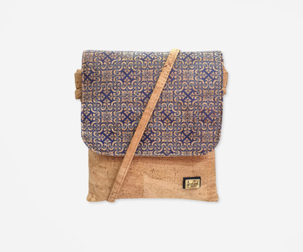 Small Cork Bag With Flap Closure 8302