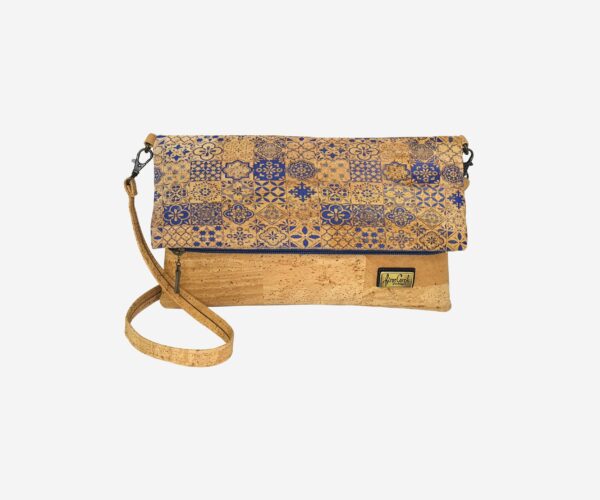 Adjustable Cork Clutch/ Shoulder Bag 002