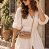 Small Cork Bag With Fold-over Flap Top 991 - Thumbnail Image 6