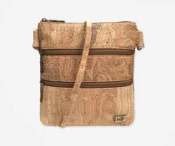 Large Cork Bag With Two Zip Pockets 45007