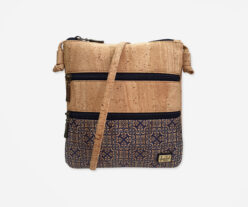 Small Cork Bag With Two Zip Pockets 45006
