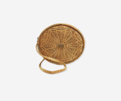 Mini Round Cork Bag With Perforated Effect 8430 L6