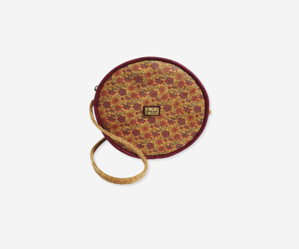 Mini Round Cork Bag With Print 8430/2