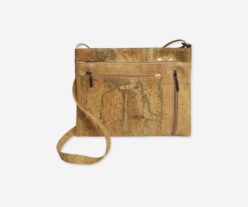 Compackt Cork Shoulder Bag With Gold Top