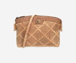 Mini Cork Bag With Perforated Effect 1751