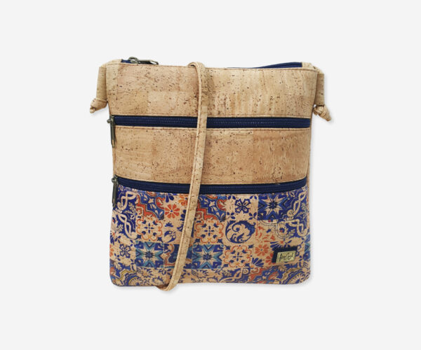 Small Cork Bag With Two Zip Pockets 45006A