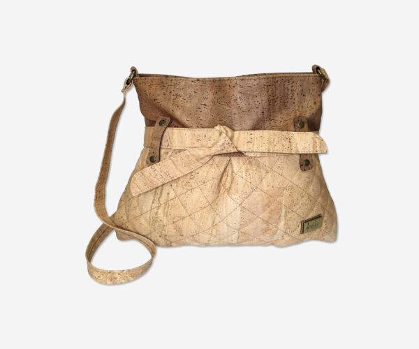 Brown Cork Shoulder Bag With Soft Front 3297 Chanel
