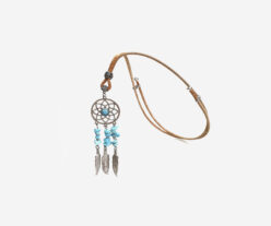 Long Cork Necklace “Dream Catcher”