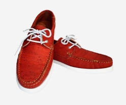 Classic Men Red Cork Loafers 104