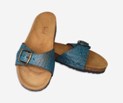 Cork Flat Slippers With Adjustable Strap 2001