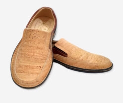 Men Classic Cork Shoes With Elastic Straps 8024