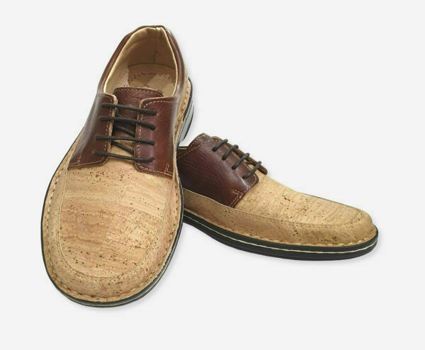 Men Classic Cork Shoes With Leather | Fine Cork Portugal
