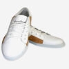 Men's Leather and Cork White Sneakers