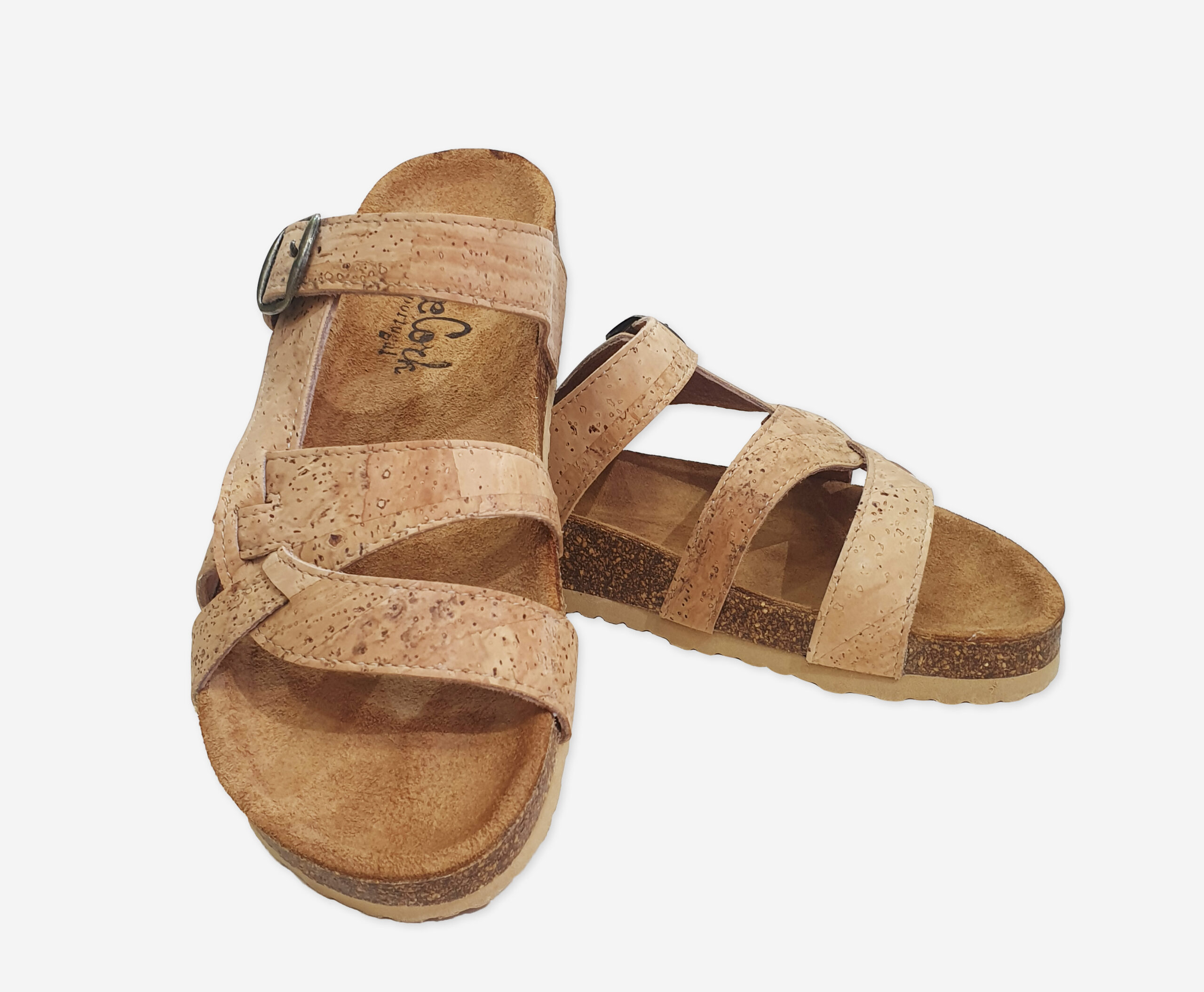 Cork Slippers With Adjustable Strap C1580 | Fine Cork Portugal