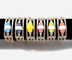 Vegan Bracelet With Ceramic Stones