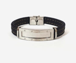 Elegant Handmade Cork Bracelet With Steel