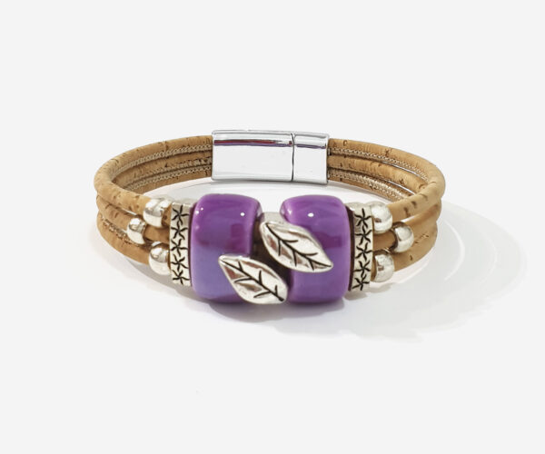 Vegan Handmade Bracelet With Leafs
