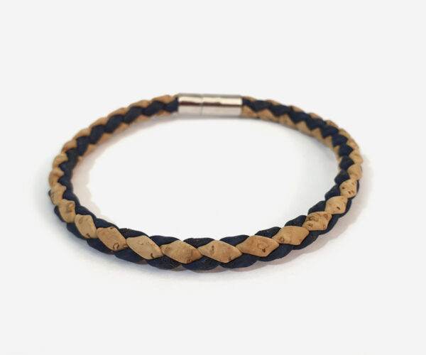 Thin Handmade Cork Bracelet Two Colors
