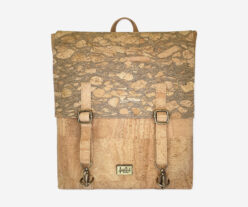 Thin Cork Backpack With Flap Over 1037(106)