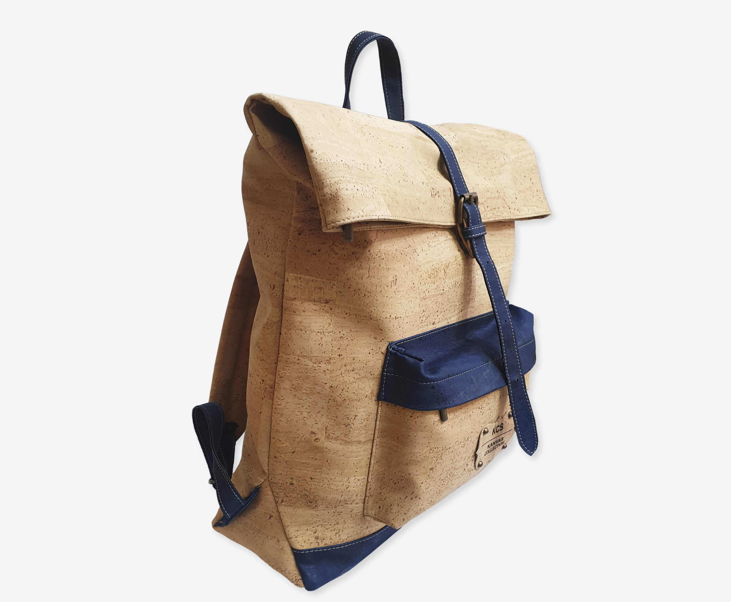 Colection-cork-bagpack-blue-traveling-bag-image2