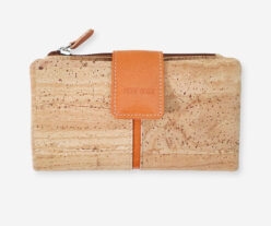 Women Cork Wallet With Back Zip Pocket 79