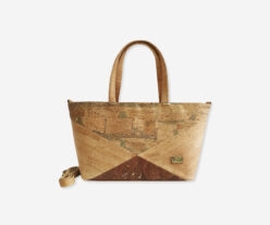 Cork Handbag with Detachable Shoulder Strap A5017