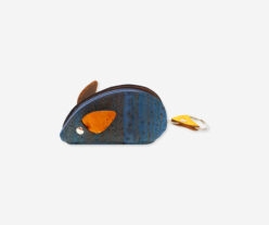 Cute Cork Mouse Keychain Purse