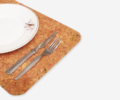 Set of Individual Red Cork Placemat