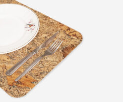 Set of Individual Green Cork Placemat