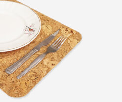 Set of Individual Natural Cork Placemat