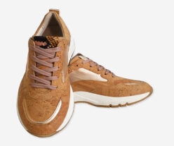 Stylish Cork High Sneakers