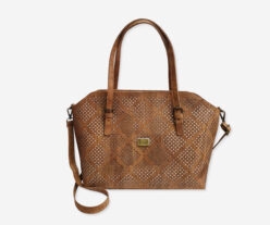 Big Perforated Cork Handbag 1765