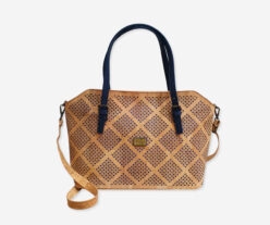 Big Perforated Cork Handbag