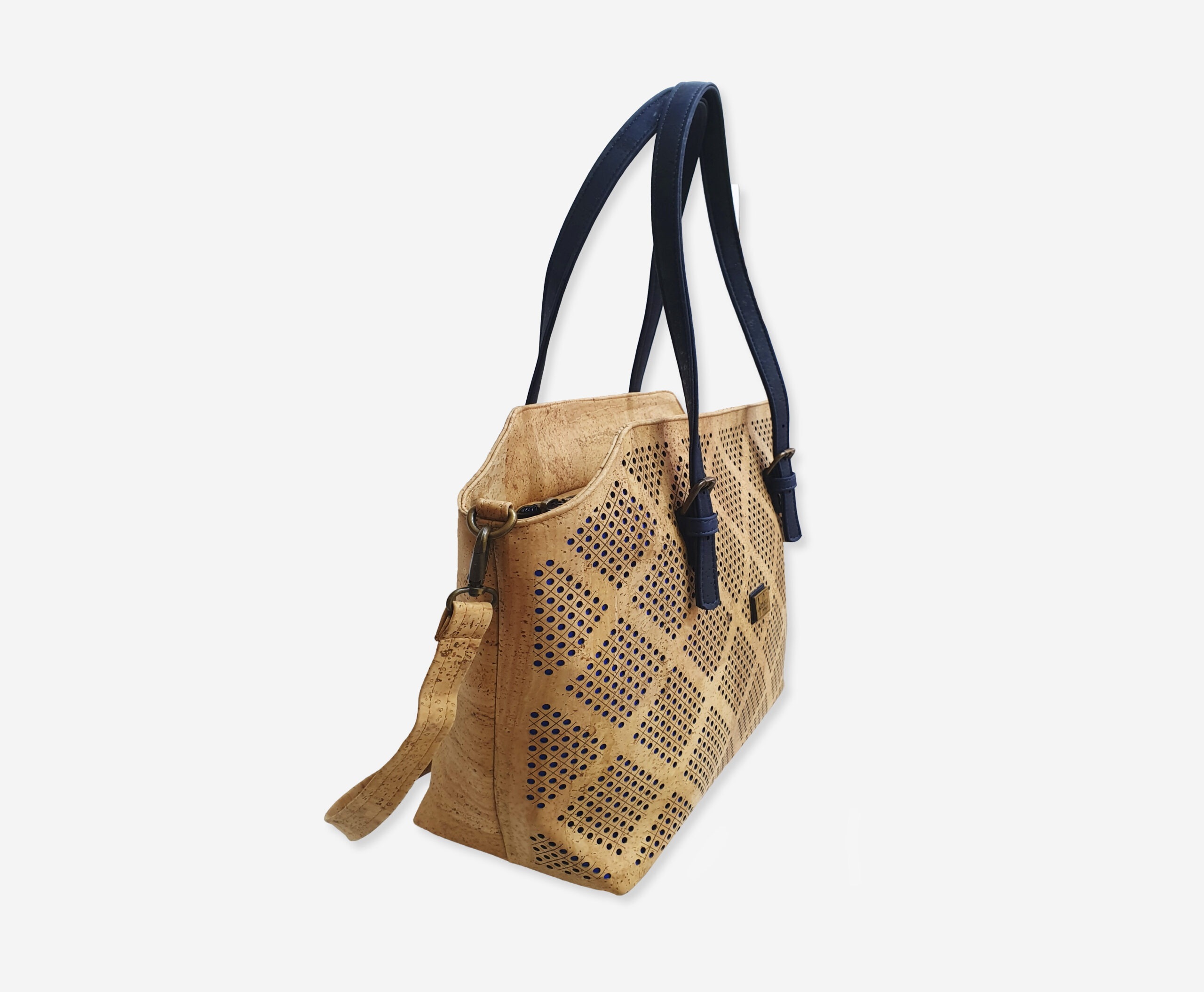 Large-perforated-cork-shoulder-bag-natural-blue-image3