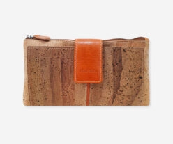 Simple Cork and Leather Wallet For Women 15