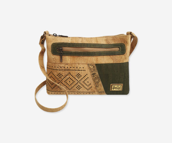 Small Perforated Cork Shoulder Bag 2306