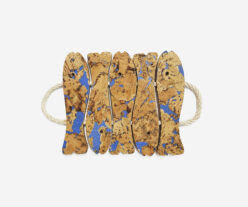 Cork Blue Trivet Five Fish