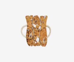Cork White Trivet Three Fish