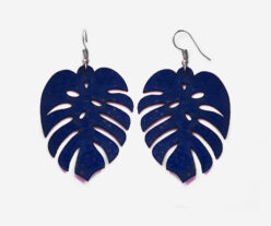Light Cork Handmade Earrings “Leaf”