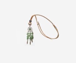 Long Cork Necklace Small “Dream Catcher”