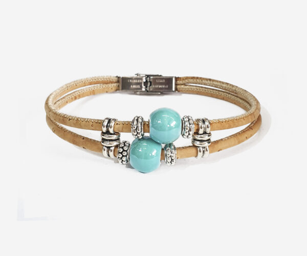 Dual Ceramic Bead Bracelet