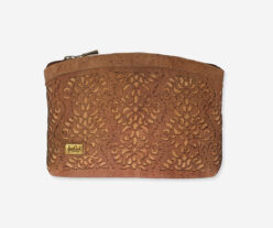 Big Perforated Cork MakeUp Bag 8188 COL